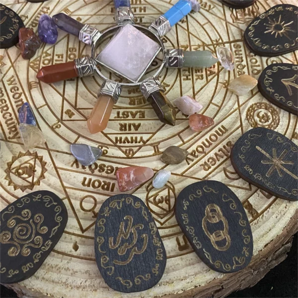 Witchcraft runes and the language of witches